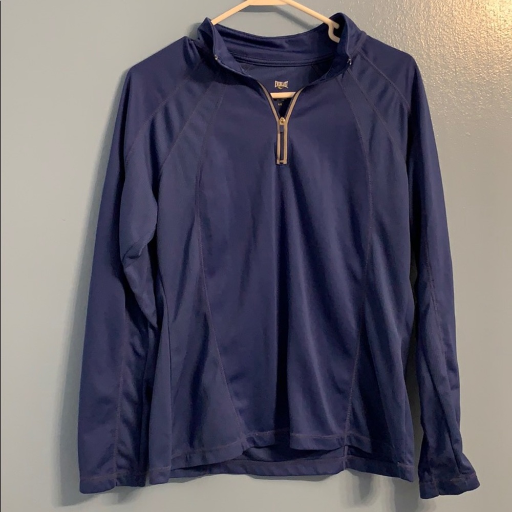 Royal blue everlasting half zip pullover Large